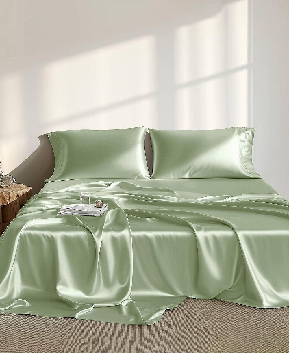 Комплект постельного белья Madison Park Essentials Satin Luxury, 6 шт, Full