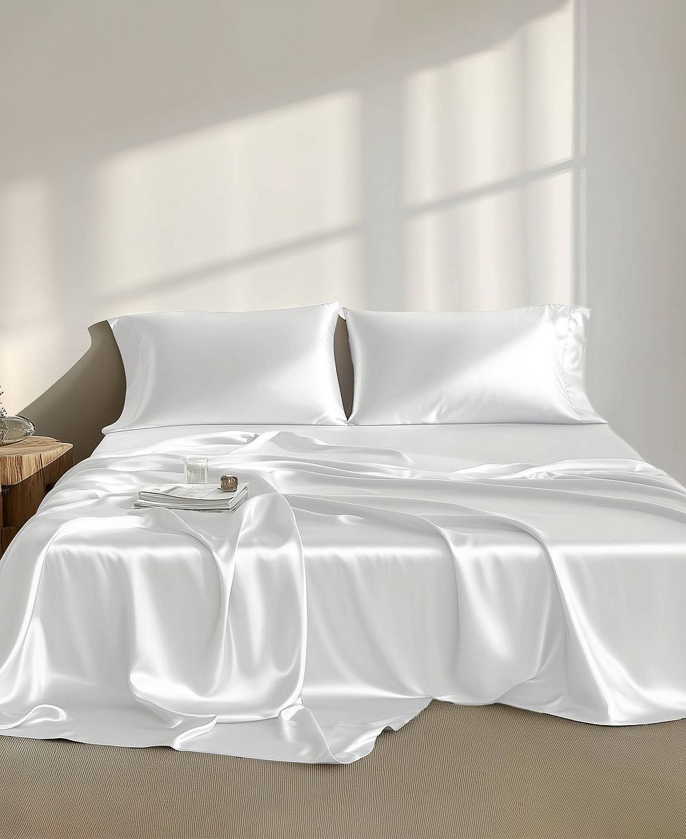 Комплект постельного белья Madison Park Essentials Satin Luxury, 6 шт, Queen