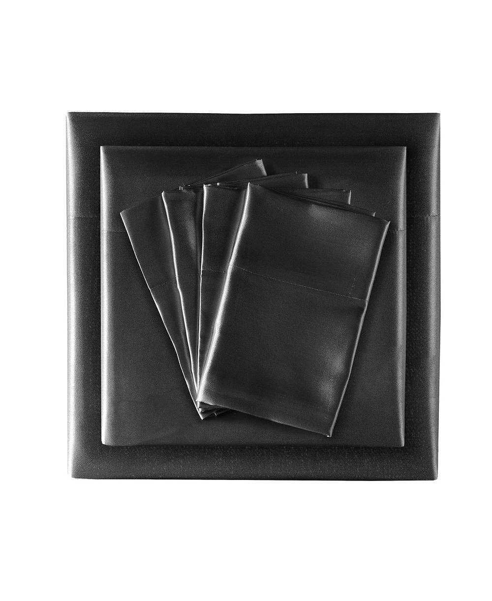 Набор из 6 сатиновых простыней Madison Park Essentials Luxury, Cal King