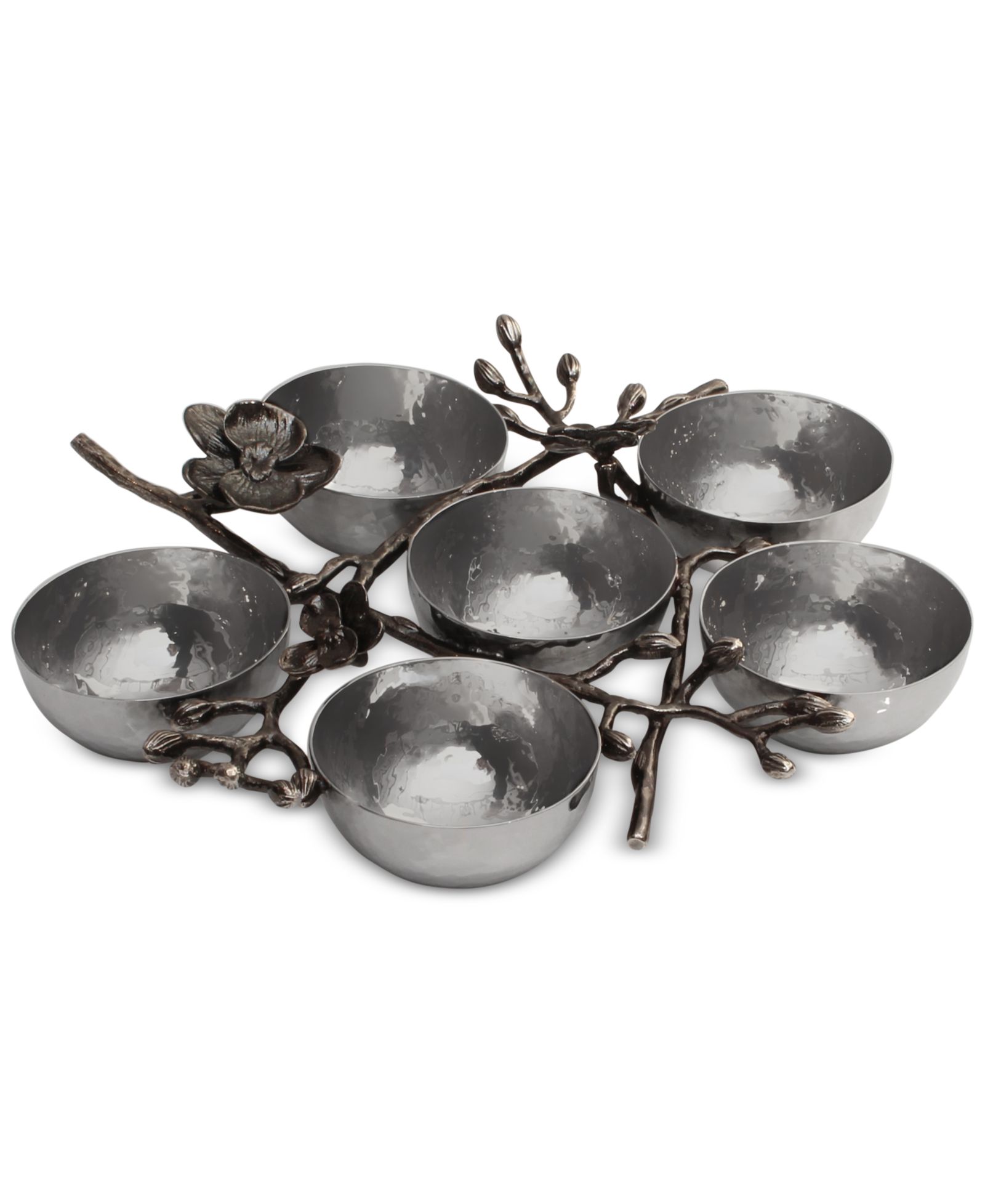 Michael Aram Black Orchid 6-Compartment Seder Plate