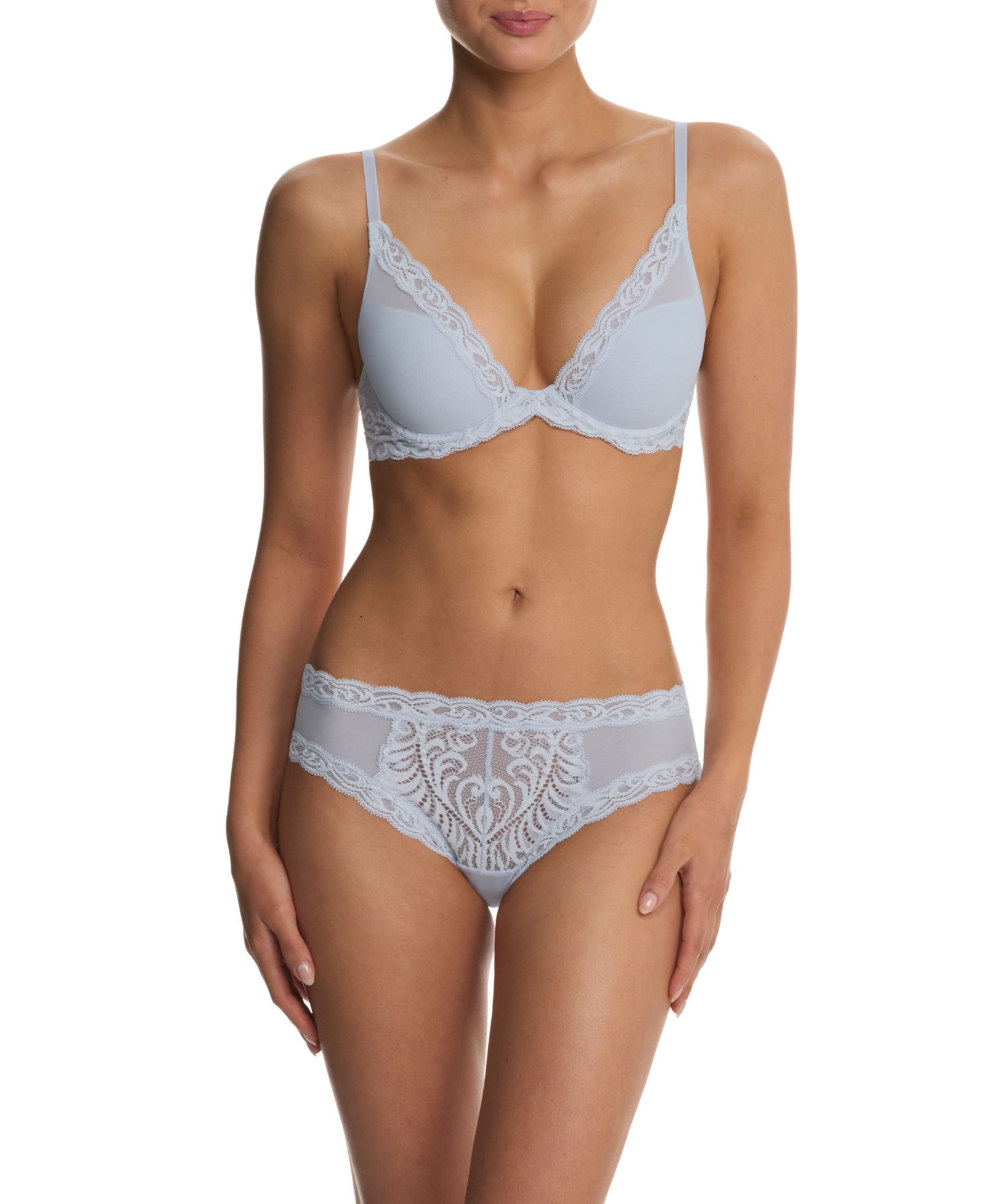 Natori Женское нижнее белье Feathers Low-Rise Sheer Hipster 753023