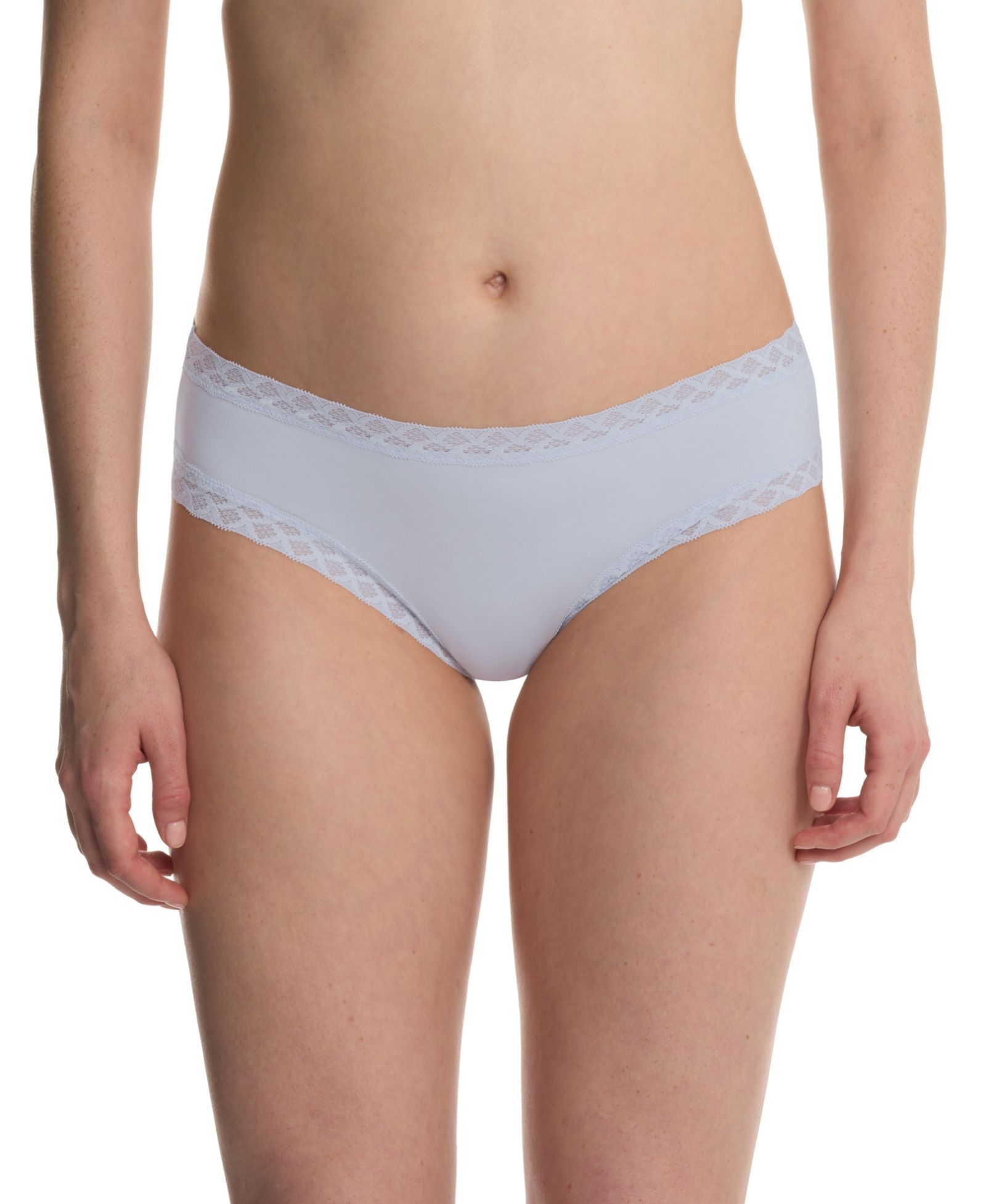 Natori Женские хлопковые трусики Bliss с кружевом 156058