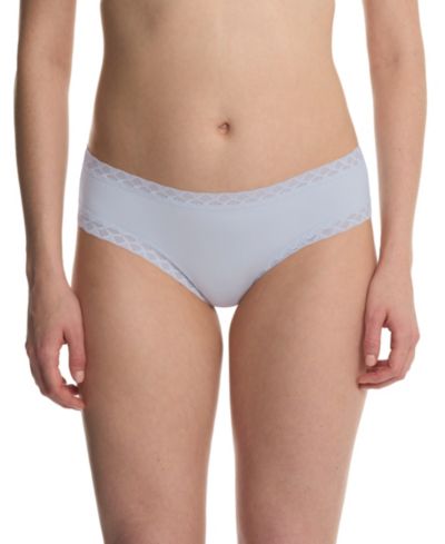 Natori Женские хлопковые трусики Bliss с кружевом 156058