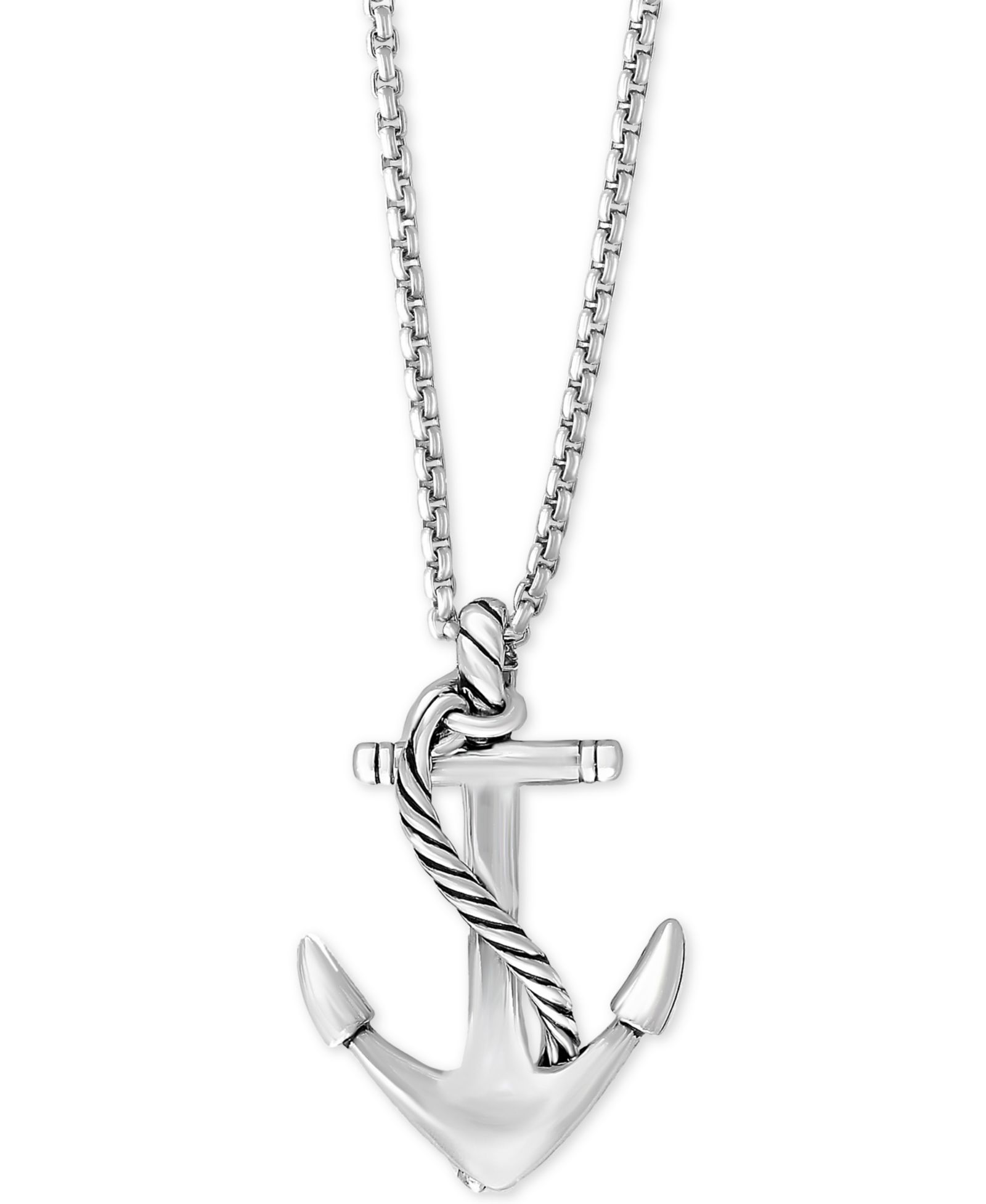 EFFY® Мужской Anchor Pendant Necklace in Sterling Silver