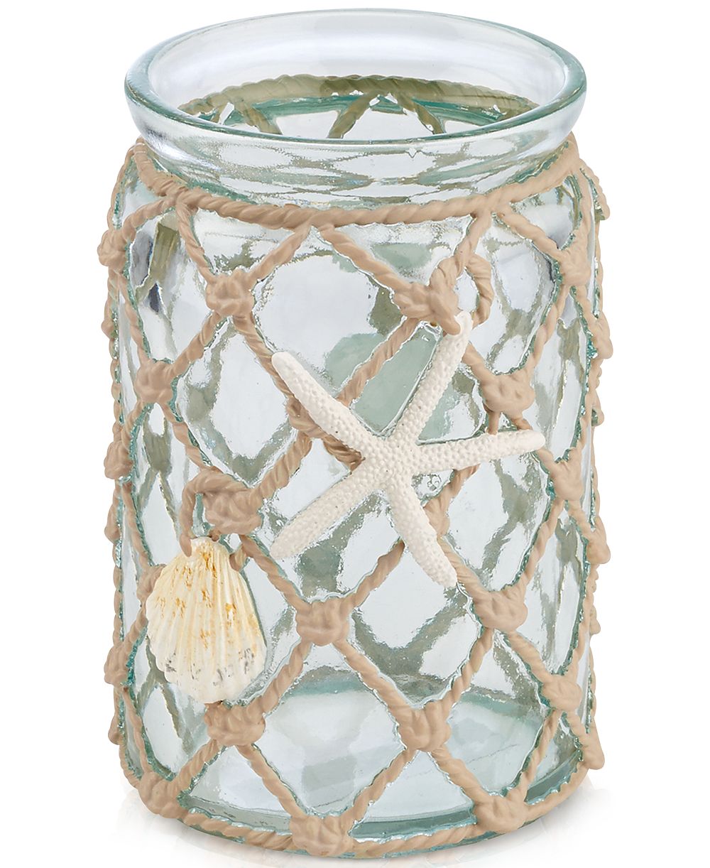Стакан Avanti Seaglass Seashell and Netting Resin Tumbler