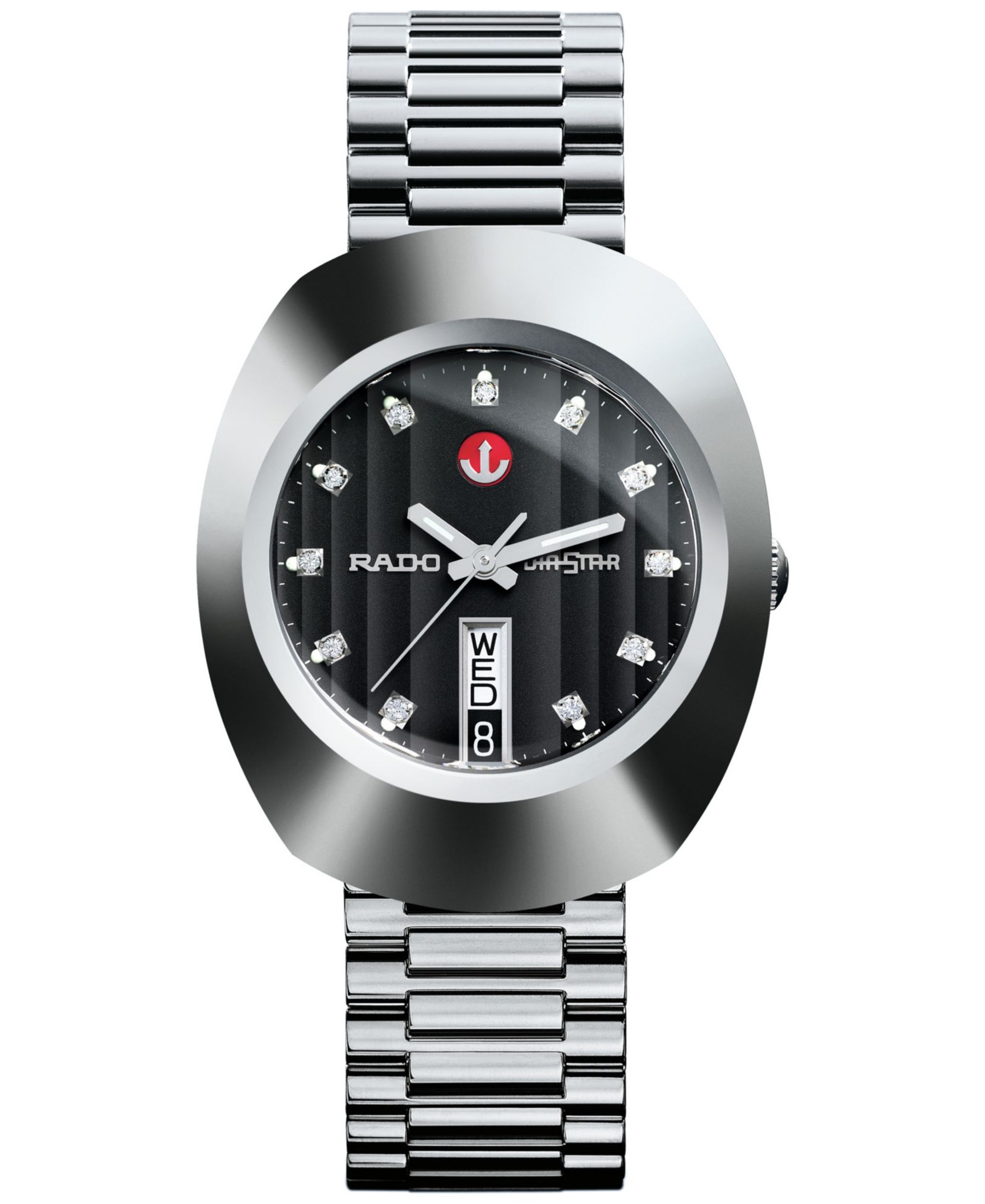 Мужские часы Rado DiaStar Original с серебристым браслетом из нержавеющей стали