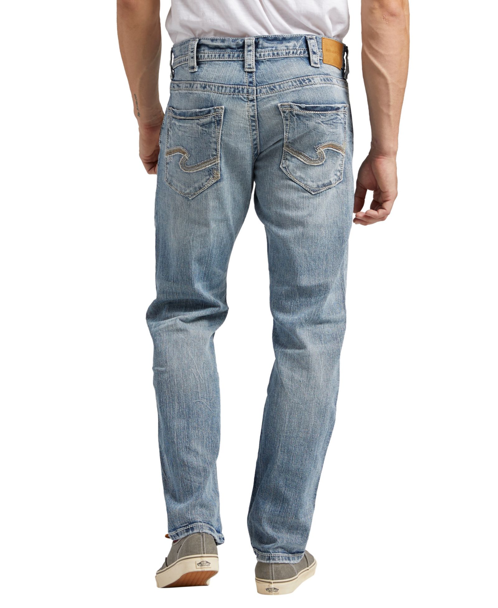 Silver Jeans Co. Men's Eddie Athletic Fit Tapered Jeans
