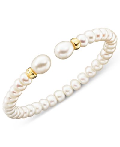Браслет Belle de Mer Cultured Freshwater Pearl (7mm) Rondelle в 14k Gold
