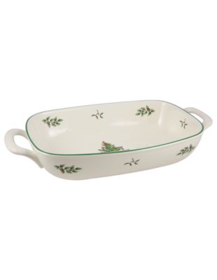 Spode сервировочная корзина для хлеба с ручкой из коллекции Рождественская елка
