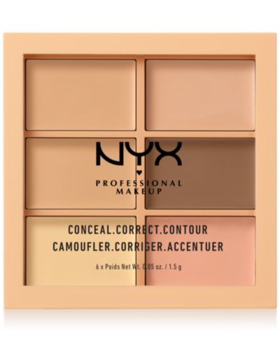 NYX Professional Makeup палетка коррекции и контурирования, светлый оттенок