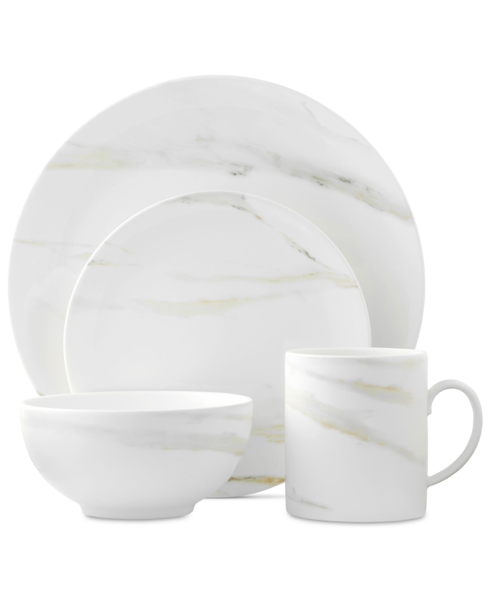 Набор сервировки Vera Wang Wedgwood Venato Imperial Collection, 4 предмета
