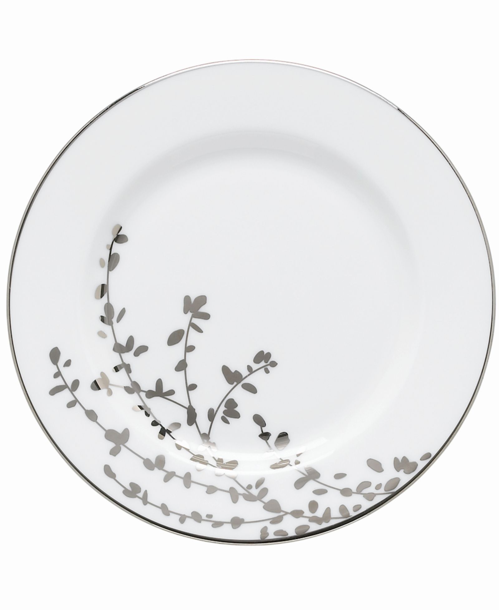kate spade new york Gardner Street Platinum Appetizer Plate
