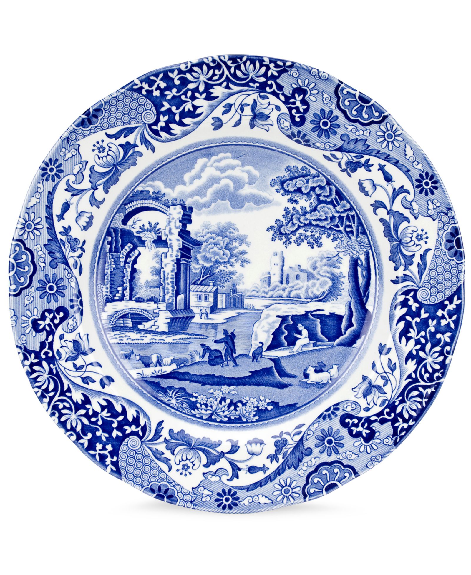 Столовая тарелка Spode Blue Italian