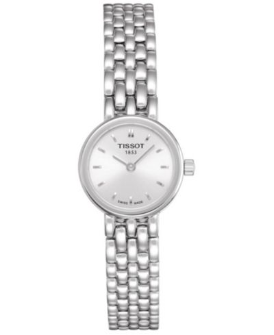 Tissot Women's Swiss T-Lady Lovely Stainless Steel Bracelet Watch 19.5mm
