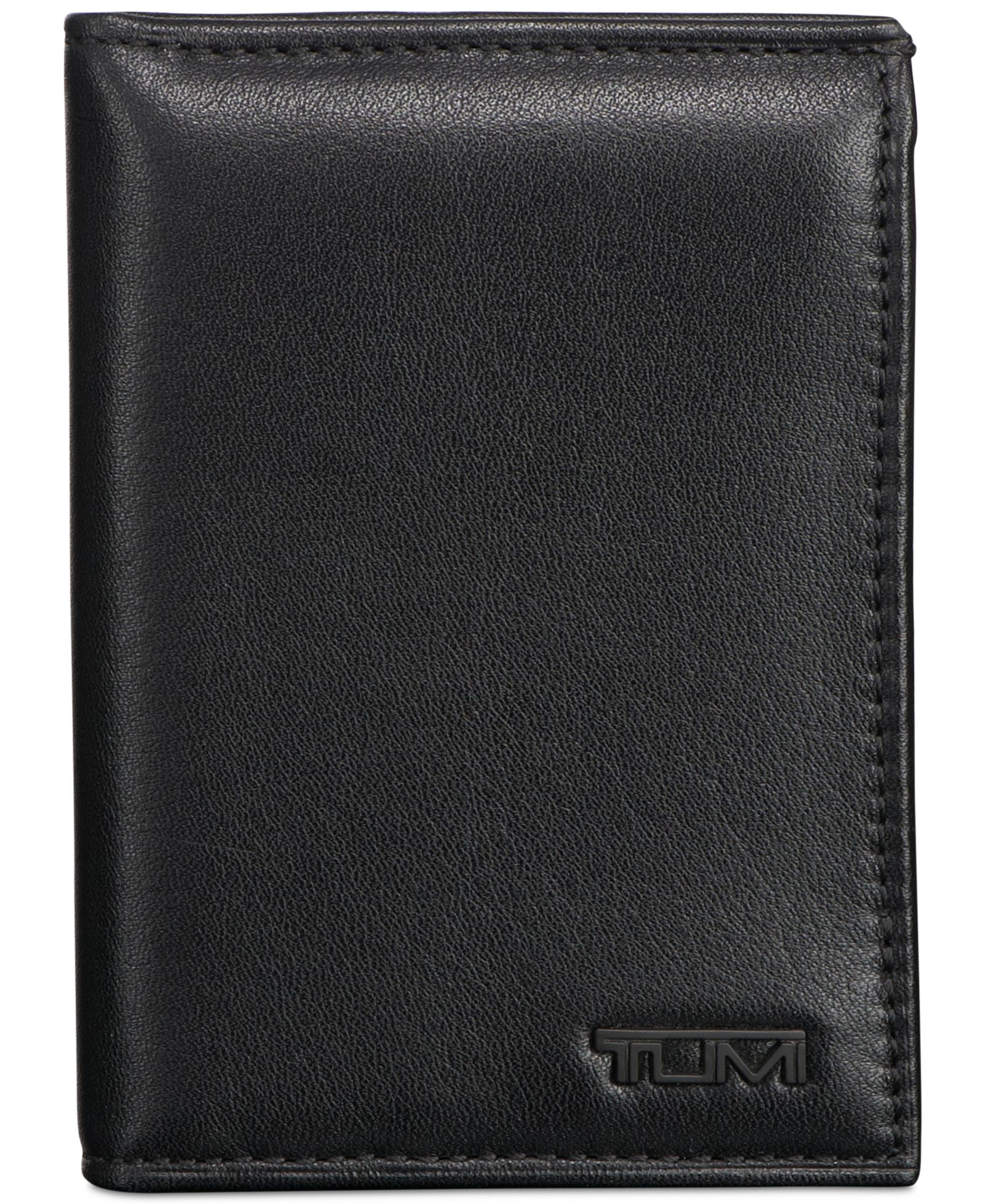 Tumi Men's Nappa Leather L-Fold ID Passcase