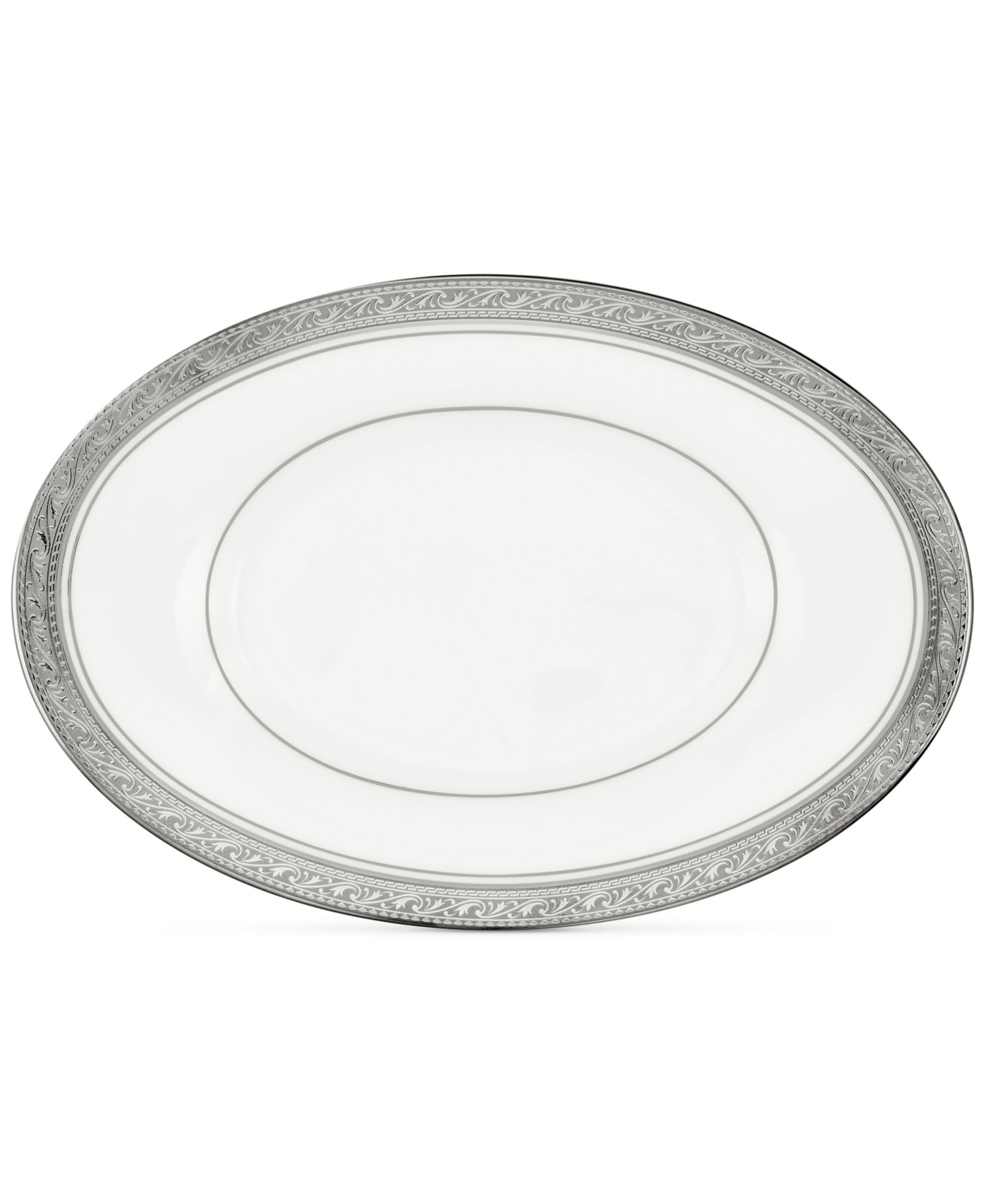 Noritake Crestwood Platinum Butter/Relish Tray