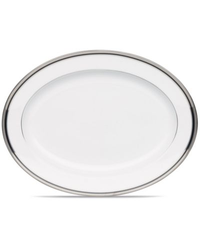 Noritake Austin Platinum Oval Platter, 16"