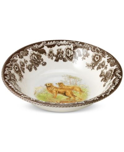 Цереальная чаша Spode Woodland Golden Retriever