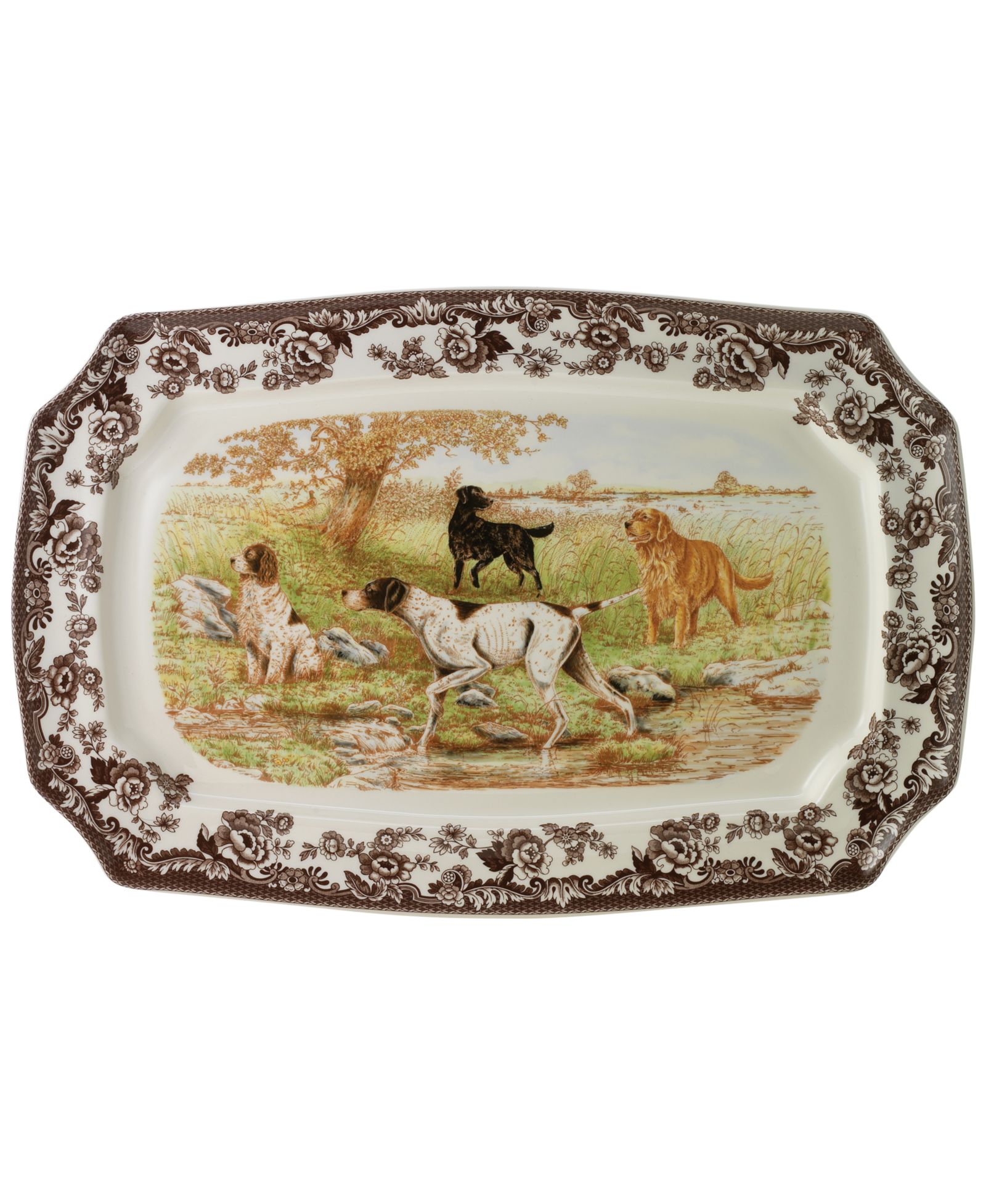 Spode Woodland прямоугольная тарелка