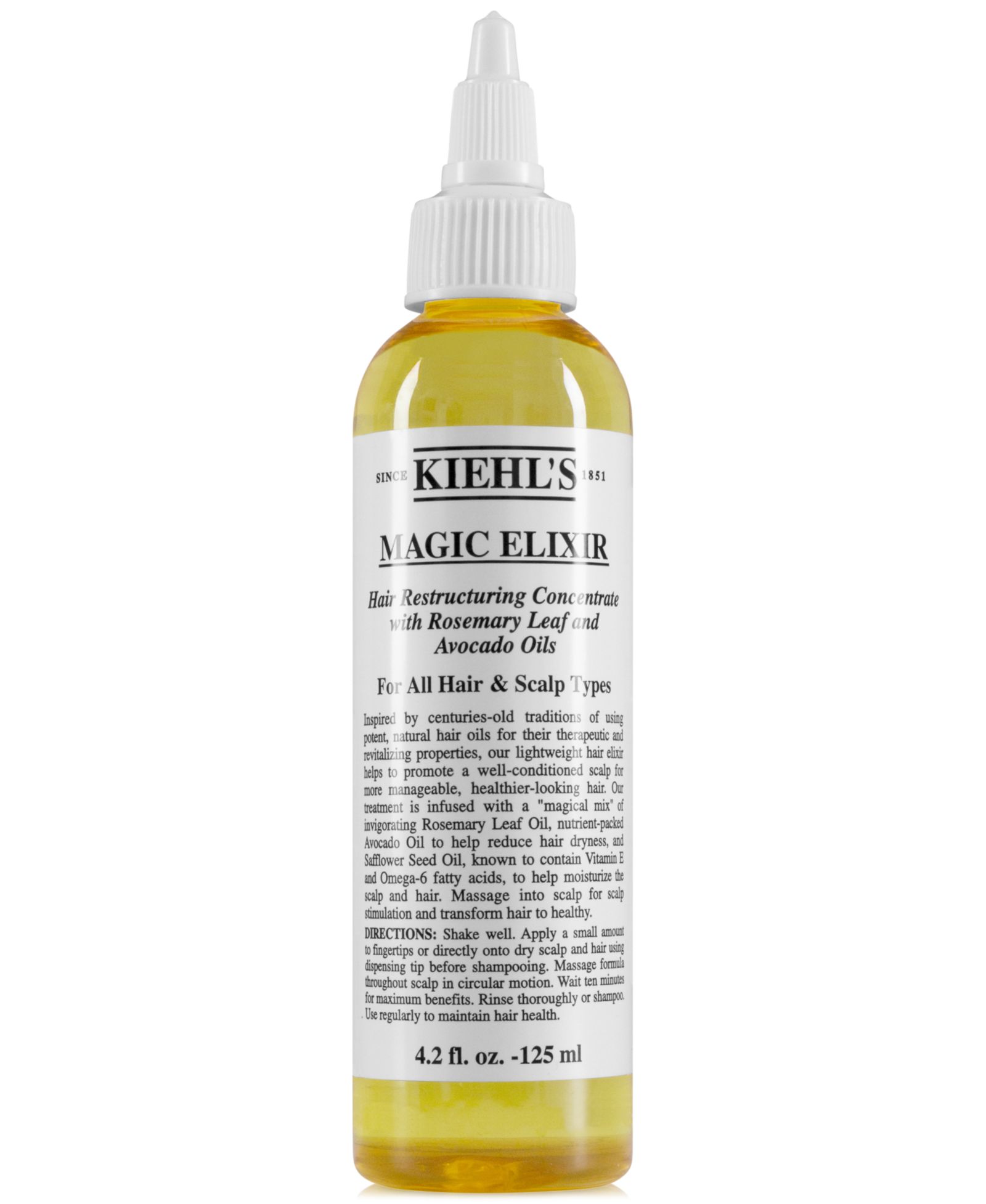 Концентрат для волос Kiehl's Since 1851 Magic Elixir Hair Restructuring, 4.2-oz.