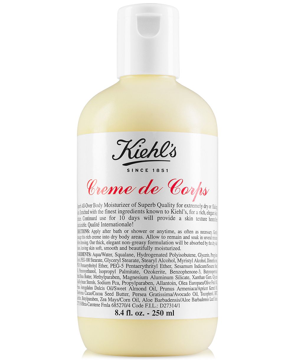 Kiehl's Since 1851 Creme de Corps Body Lotion with Cocoa Butter, 8.4 oz.