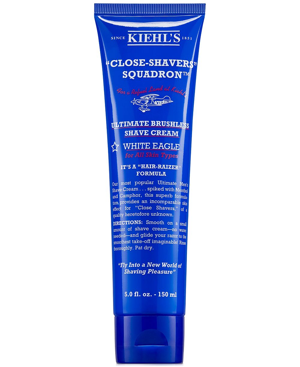 Kiehl's Since 1851 крем для бритья без лезвий с ментолом White Eagle 5-oz.