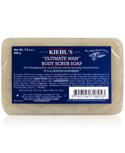 Скраб для тела Kiehl's Since 1851 Ultimate Man Body Scrub Soap, 7 oz.