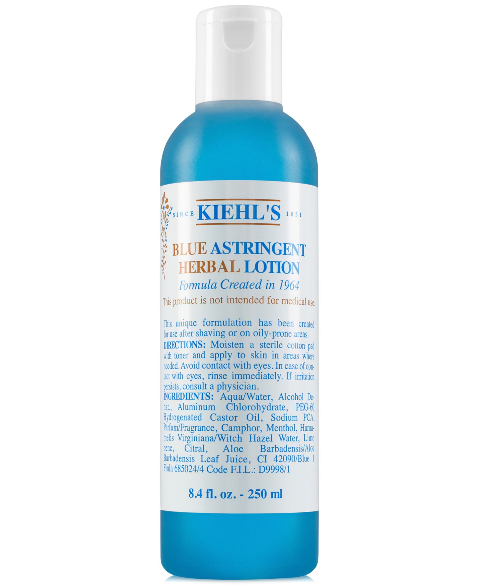 Kiehl's Since 1851 Лосьон Blue Astringent Herbal, 8.4-oz.