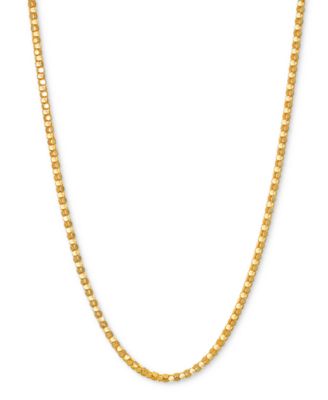 Золотая цепочка Italian Gold 14k Gold Necklace, 18" Diamond-Cut Popcorn (1-5/8mm)