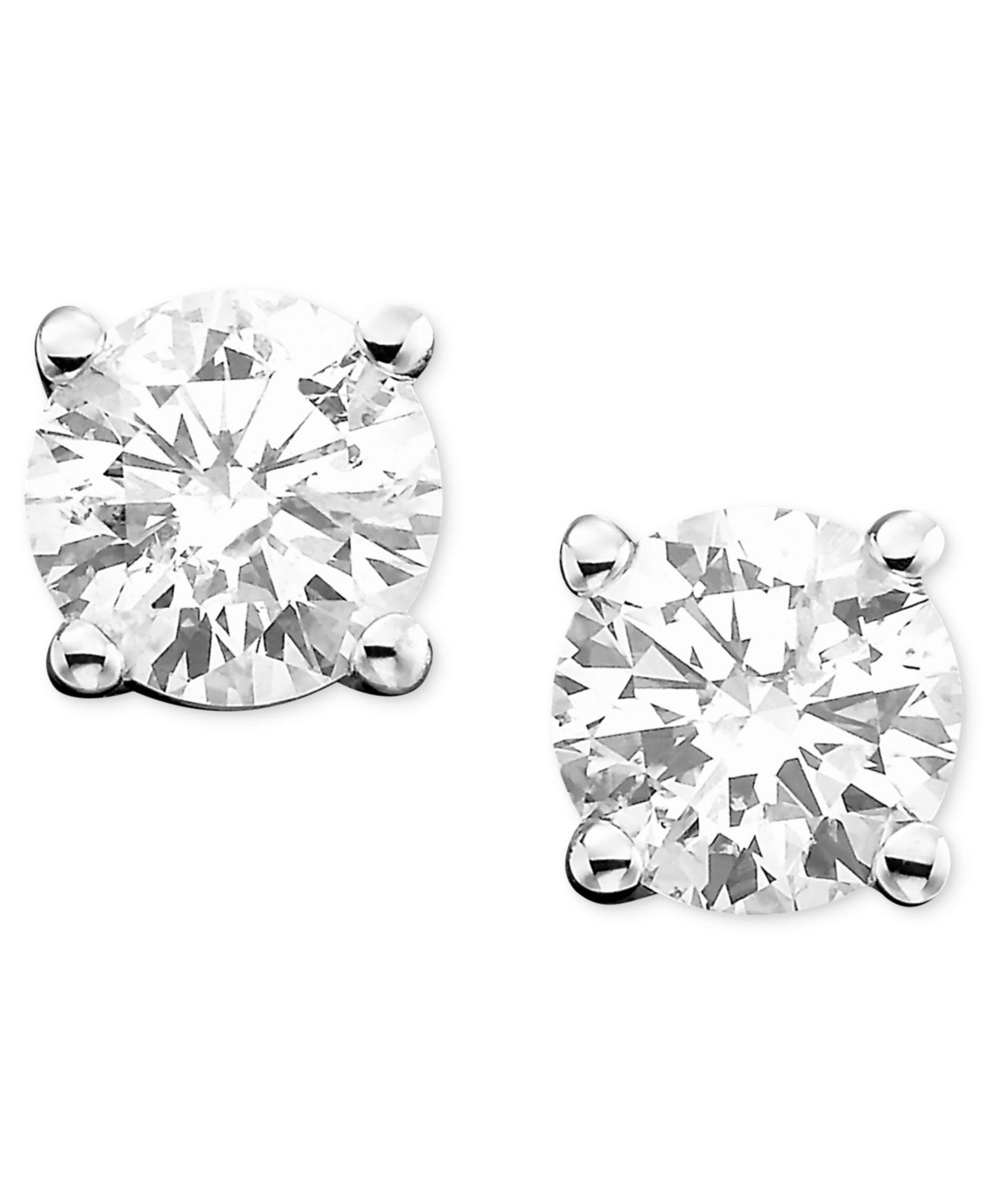 Diamond Stud Earrings (1-1/4 ct. t.w.) in 14k White or Yellow Gold