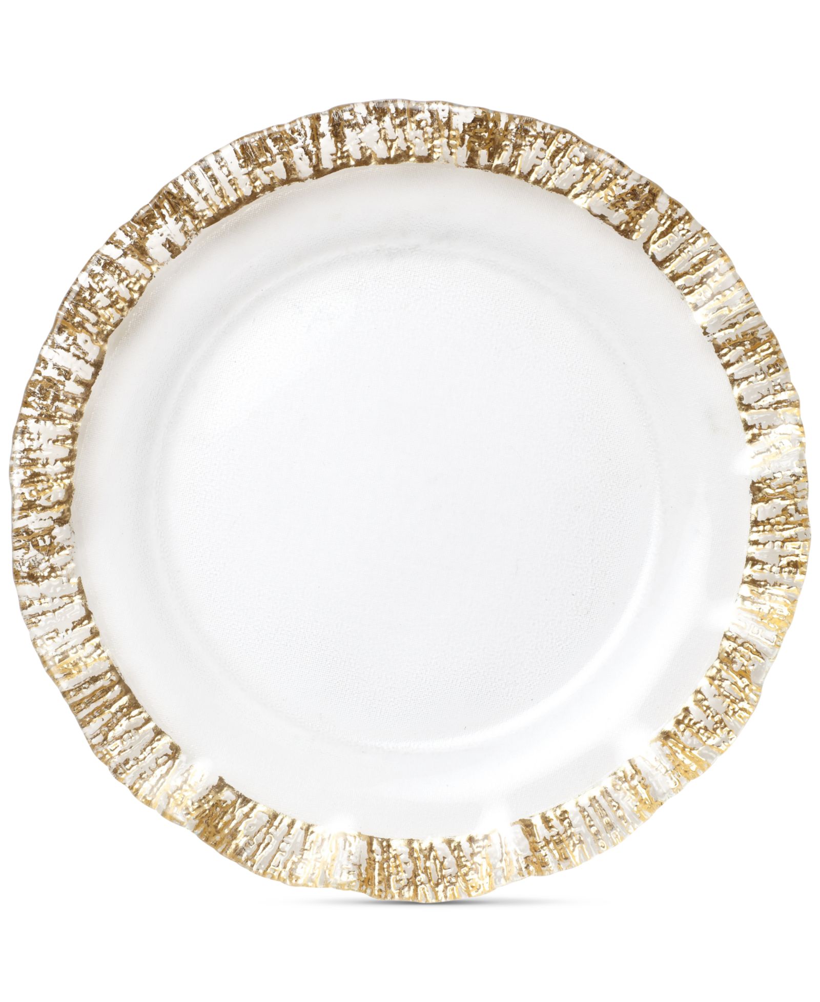 Декоративная тарелка Vietri Rufolo Glass Gold Collection