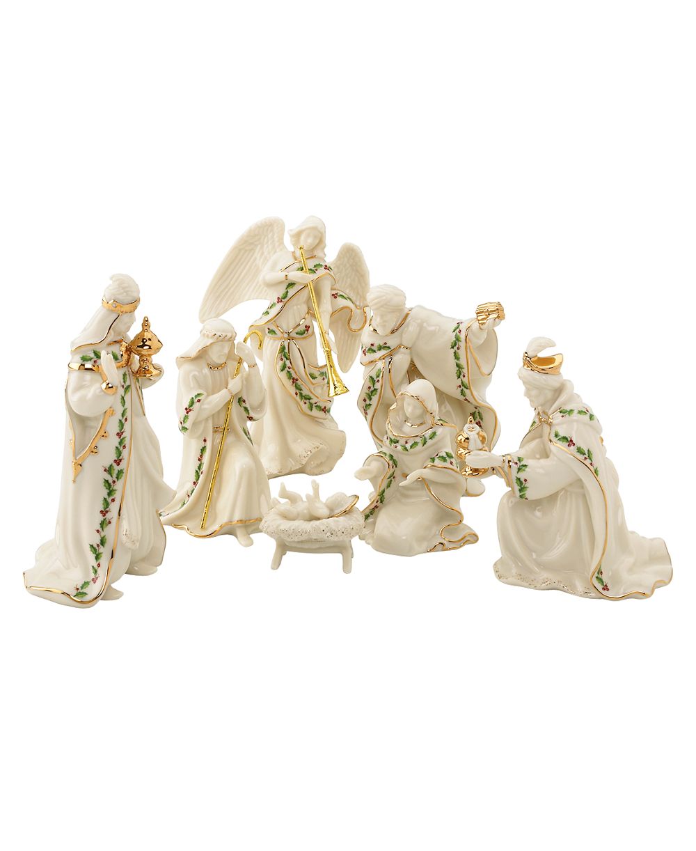 Lenox Holiday набор миниатюрных фигурок Nativity, 7 предметов