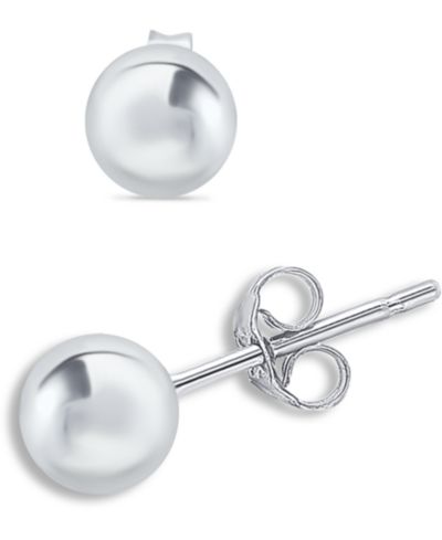Серьги-гвоздики Giani Bernini (10mm) из стерлингового серебра