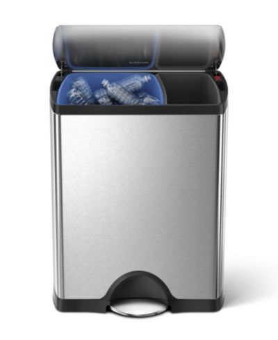 Simplehuman классическое мусорное ведро для кухни, 46 литров