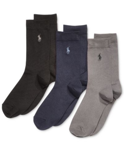 Polo Ralph Lauren Детские носки Crew, 3 шт., супермягкие