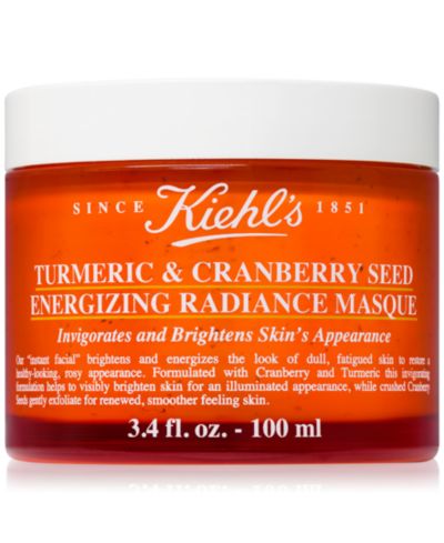 Kiehl's Since 1851 Оживляющая маска с куркумой и семенами клюквы, 3.4-oz.