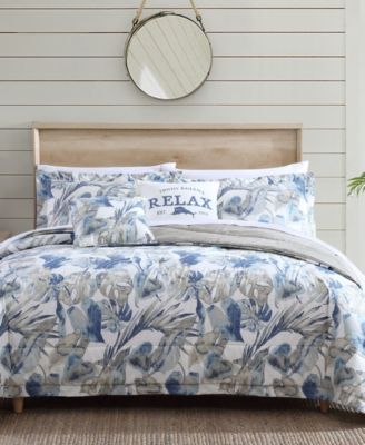 Tommy Bahama Home Raw Coast Cotton 3-Pc. Duvet Cover Set, King