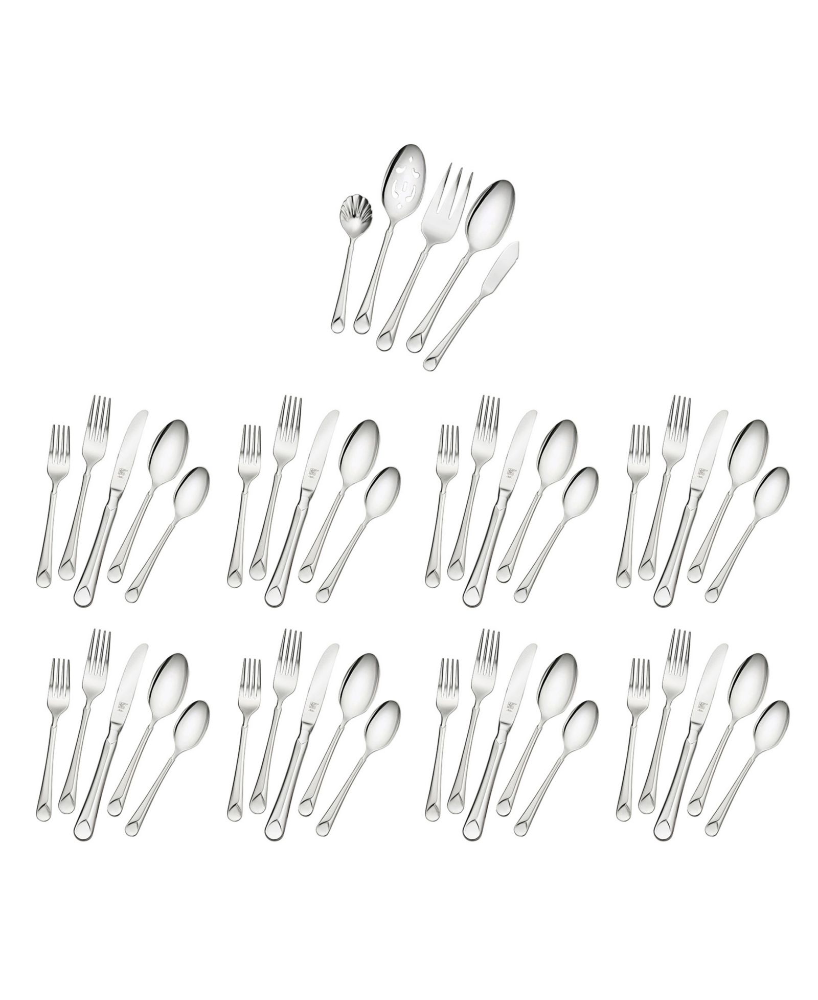 ZWILLING Provence 18/10 Stainless Steel 45 Pc. Flatware Set, Service for 8