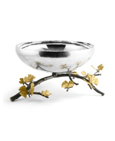 Michael Aram Butterfly Ginkgo Large Footed Centerpiece Bowl