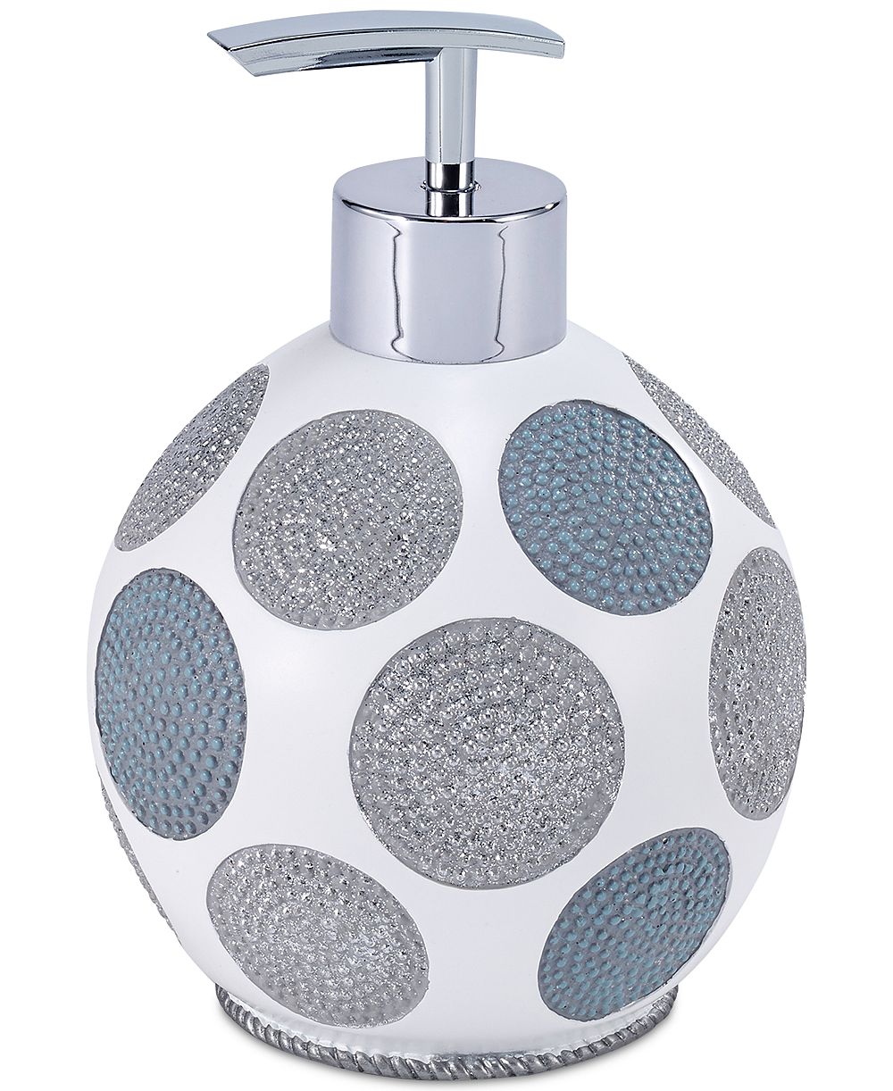 Avanti Dotted Circle Textured Resin Soap/Lotion Dispenser