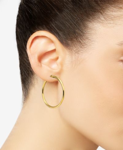 Lauren Ralph Lauren Gold-Tone Hoop Earrings 8224241