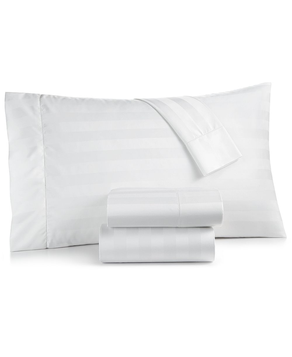 Комплект из 4 простыней Charter Club, полоска 1.5", Extra Deep Pocket, 550 Thread Count, 100% хлопок, California King