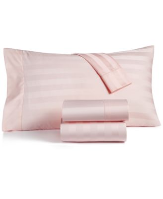 Комплект из 4 простыней Charter Club, полоска 1.5", 550 Thread Count, 100% хлопок, California King