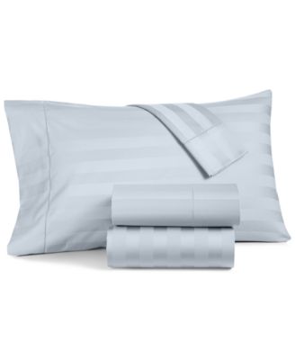 Комплект из 4 простыней Charter Club, полоска 1.5", Extra Deep Pocket, 550 Thread Count, 100% хлопок, King