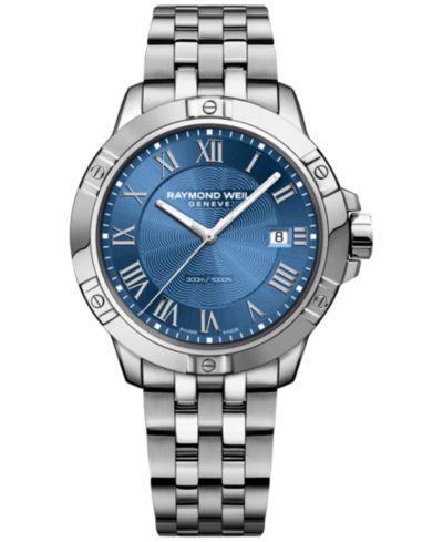 Мужские часы RAYMOND WEIL Swiss Tango Stainless Steel 41mm 8160-ST-00508