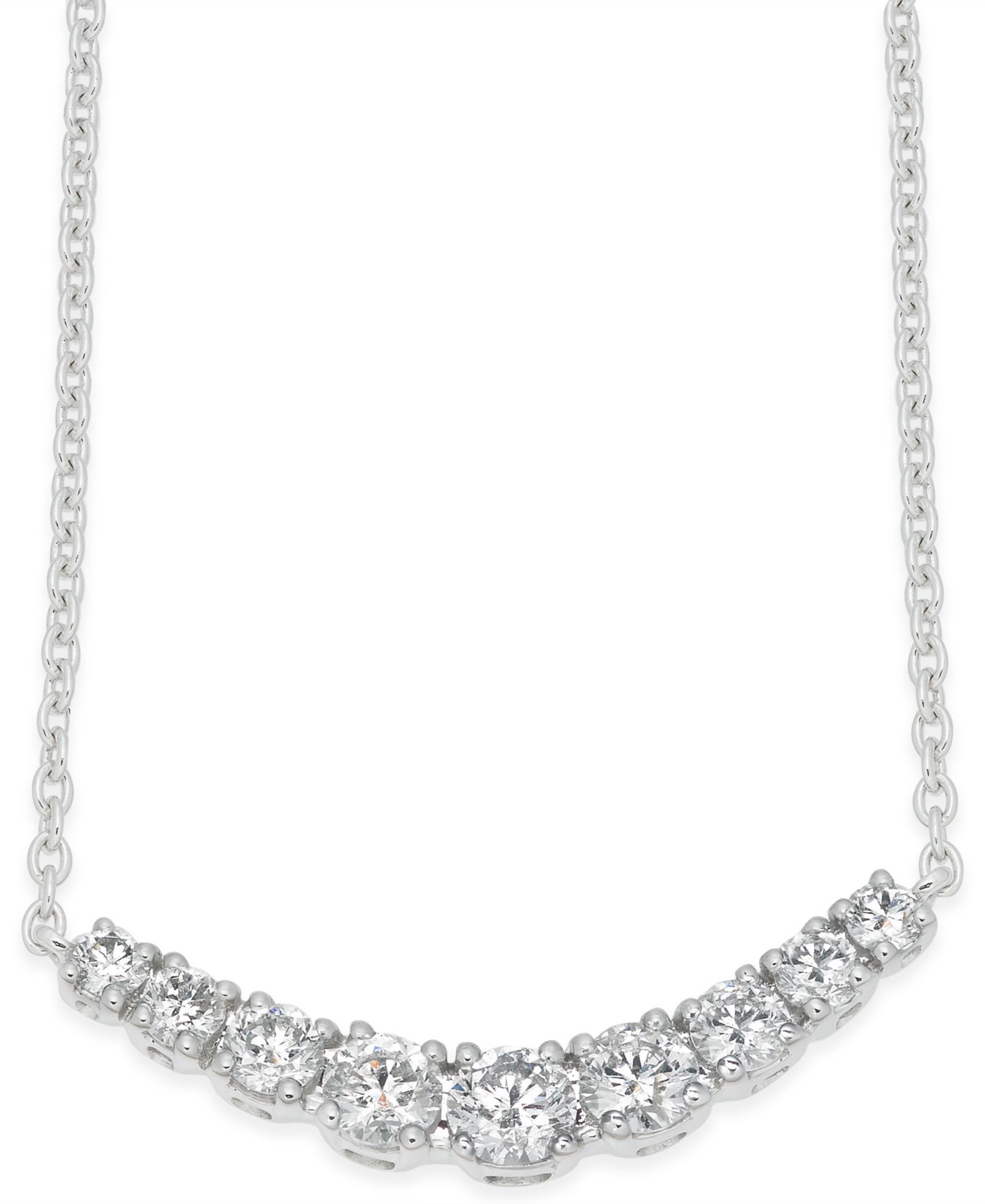 Ожерелье Diamond Classic с воротником в 14k белом золоте