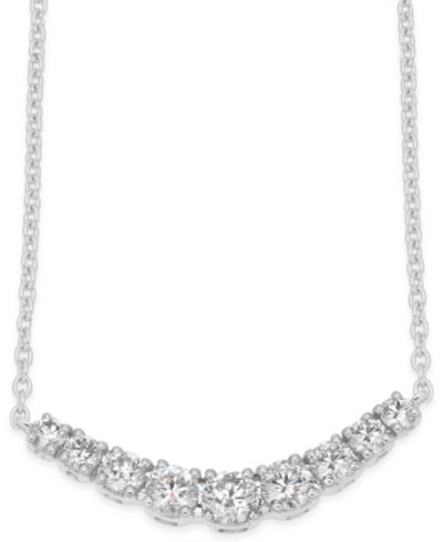 Ожерелье Diamond Classic с воротником в 14k белом золоте