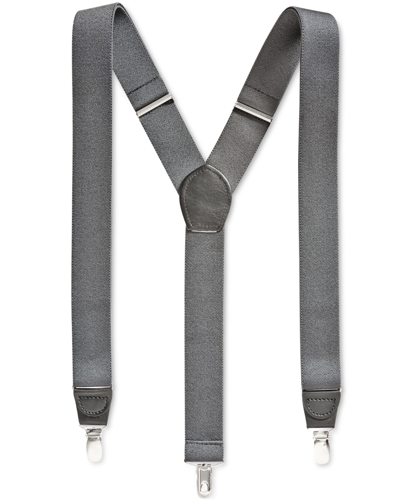 35MM Club Room Men's Solid Suspenders, Created for Macy's