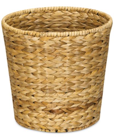 Household Essentials Seagrass Wicker Waste Basket