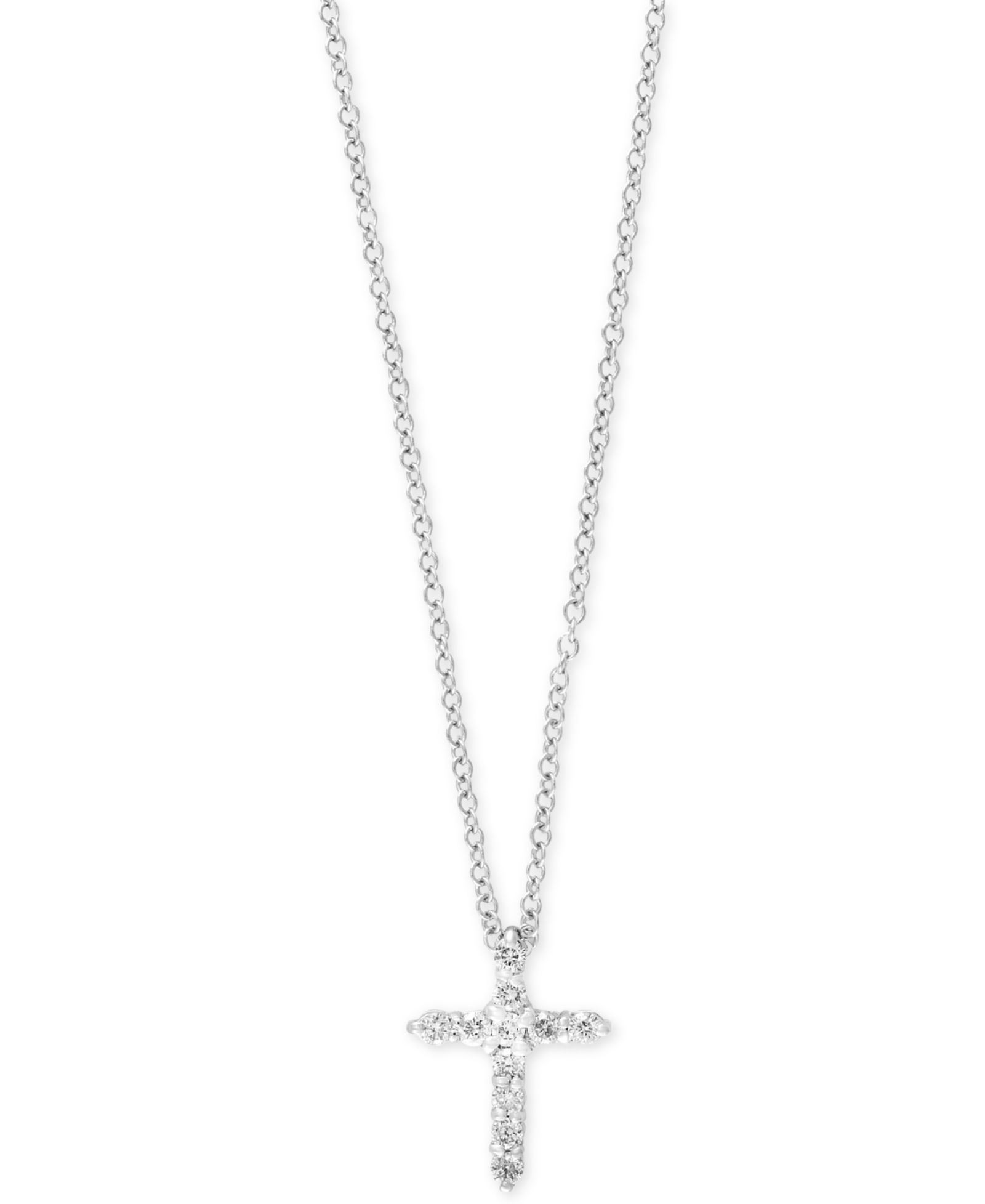 Подвеска EFFY® Diamond Cross в 14k White Gold